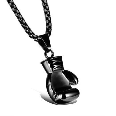 Collar con colgante de guante de boxeo