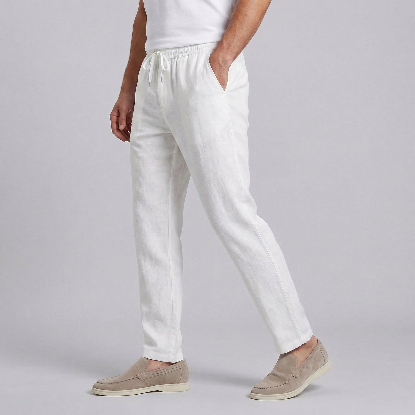 Men's Summer Pants with Wide Legs