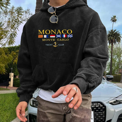 Felpa da uomo con cappuccio e cerniera | Essenziale abbigliamento streetwear rilassato