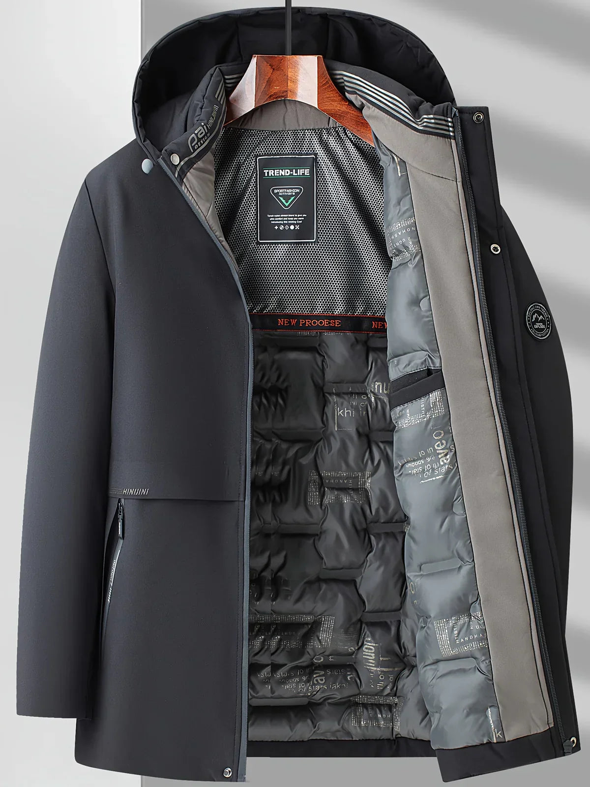 Męska Wodoodporna Kurtka Zimowa | Oddychająca i Ciepła