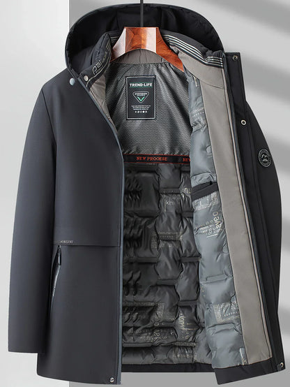 Męska Wodoodporna Kurtka Zimowa | Oddychająca i Ciepła