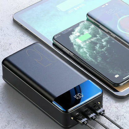 Baterie externă cu o capacitate de 100 000 mAh | Baterie portabilă cu încărcare rapidă