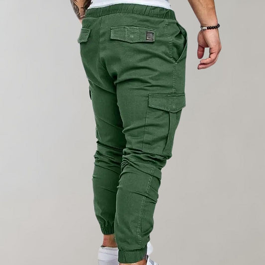 Pantalones Cargo para Hombre | Estilo Utilitario con Cintura Elástica Cómoda