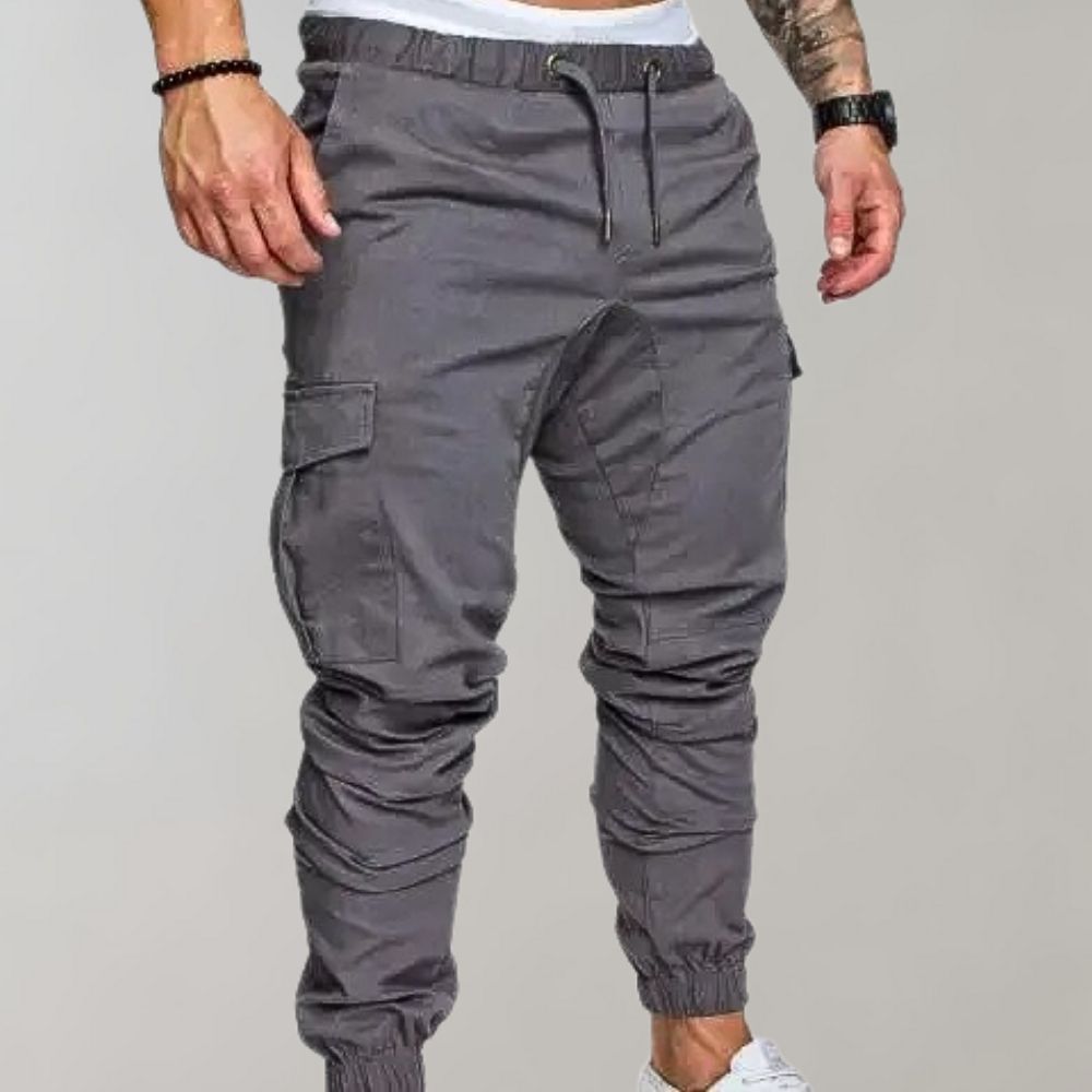 Men's Cargo Pants | Comfortable Elastic Waist Utility Style