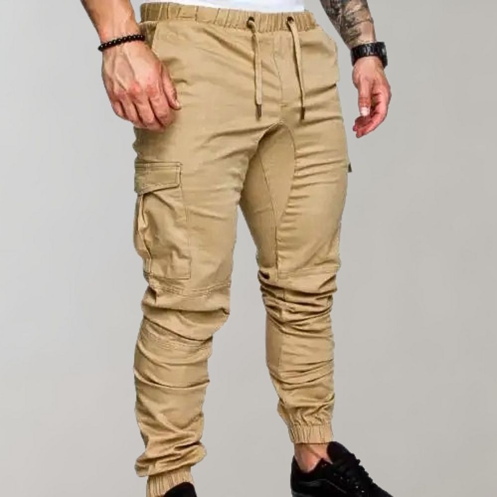 Men's Cargo Pants | Comfortable Elastic Waist Utility Style
