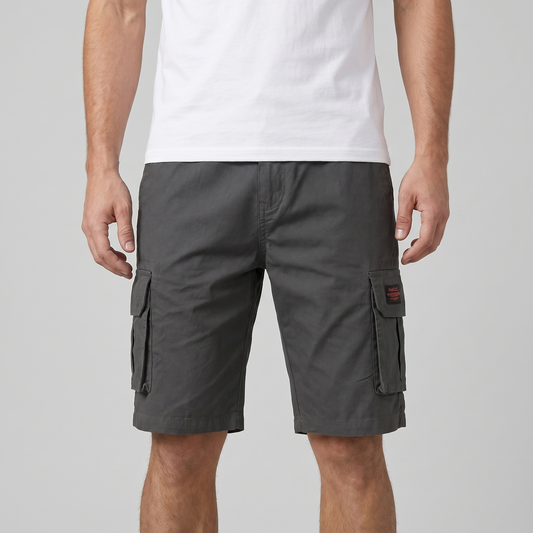 Pantalones cortos de carga para hombre, estilo relajado
