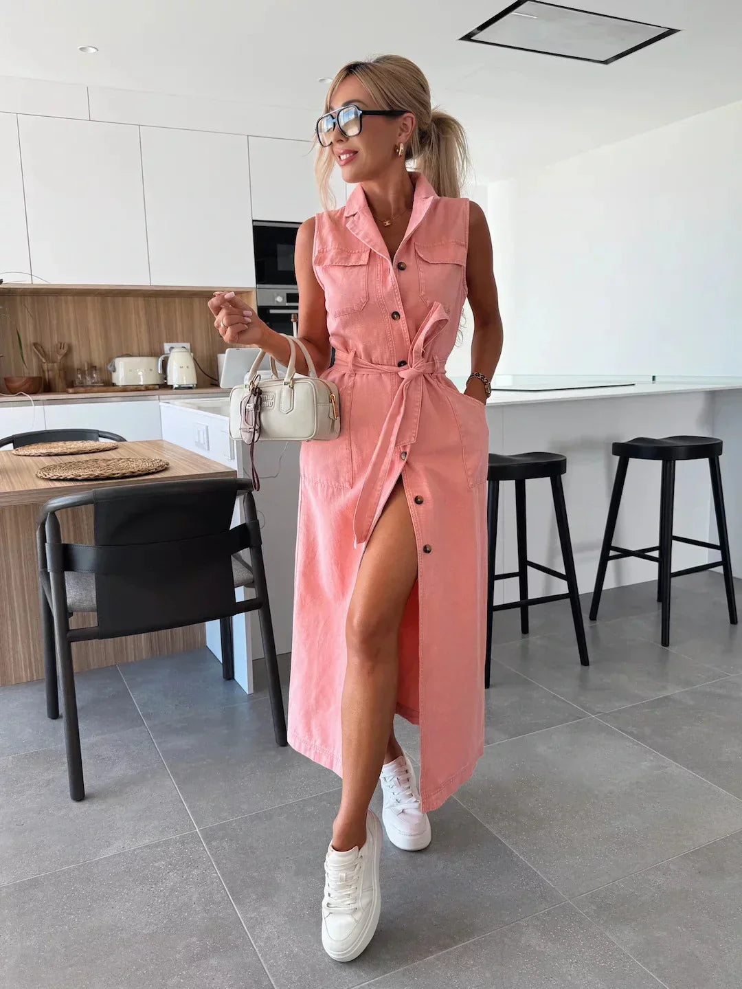 Robe maxi en jean pour femme | Indispensable décontracté au quotidien