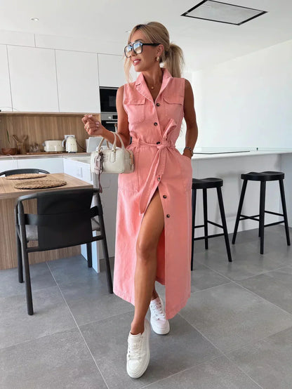 Robe maxi en jean pour femme | Indispensable décontracté au quotidien