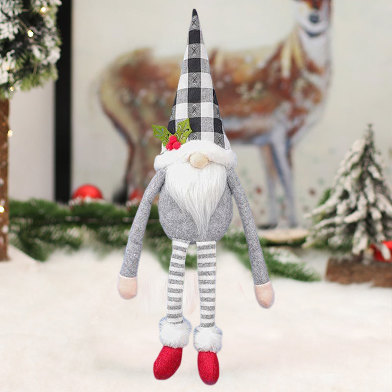 Christmas Curtain Ties | Santa and Snowman Christmas Pattern