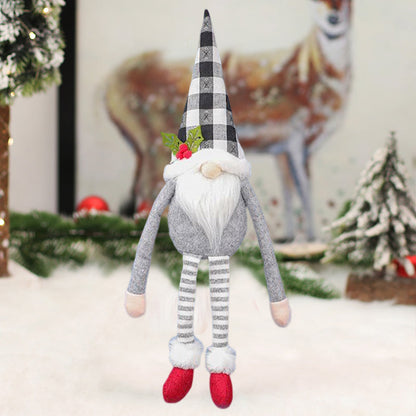 Christmas Curtain Ties | Santa and Snowman Christmas Pattern