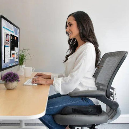 Odciążająca Poduszka Do Siedzenia | Ergonomiczna Pianka z Pamięcią Kształtu