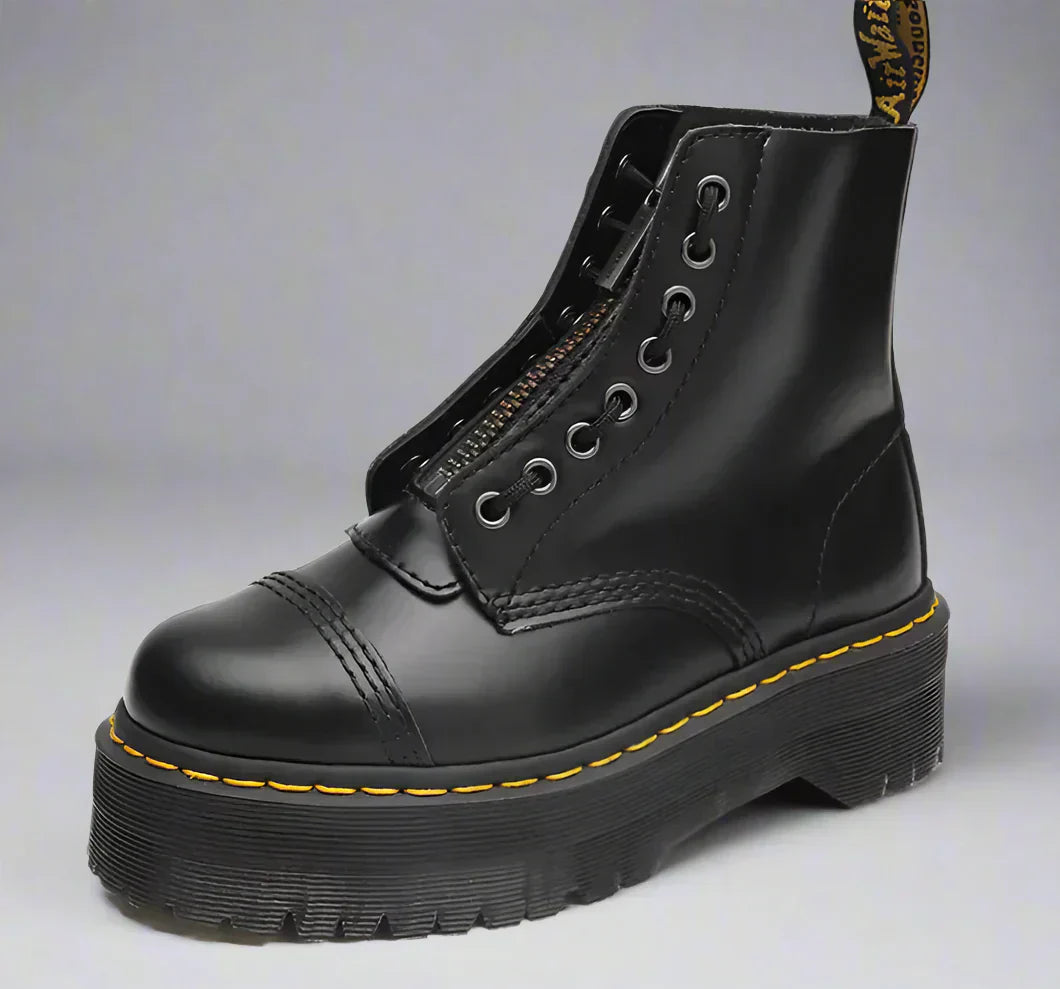 Bottes à Lacets en Cuir pour Femmes | Robustes, Classiques pour Toutes Saisons