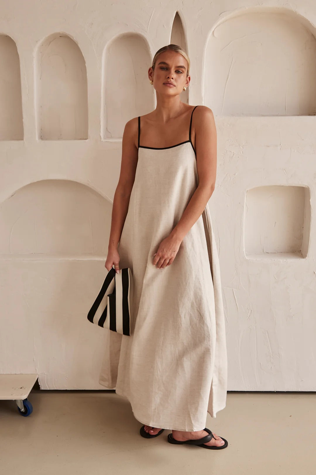 Women's Spaghetti Strap Maxi Dress | Elegant Wedding Guest Style