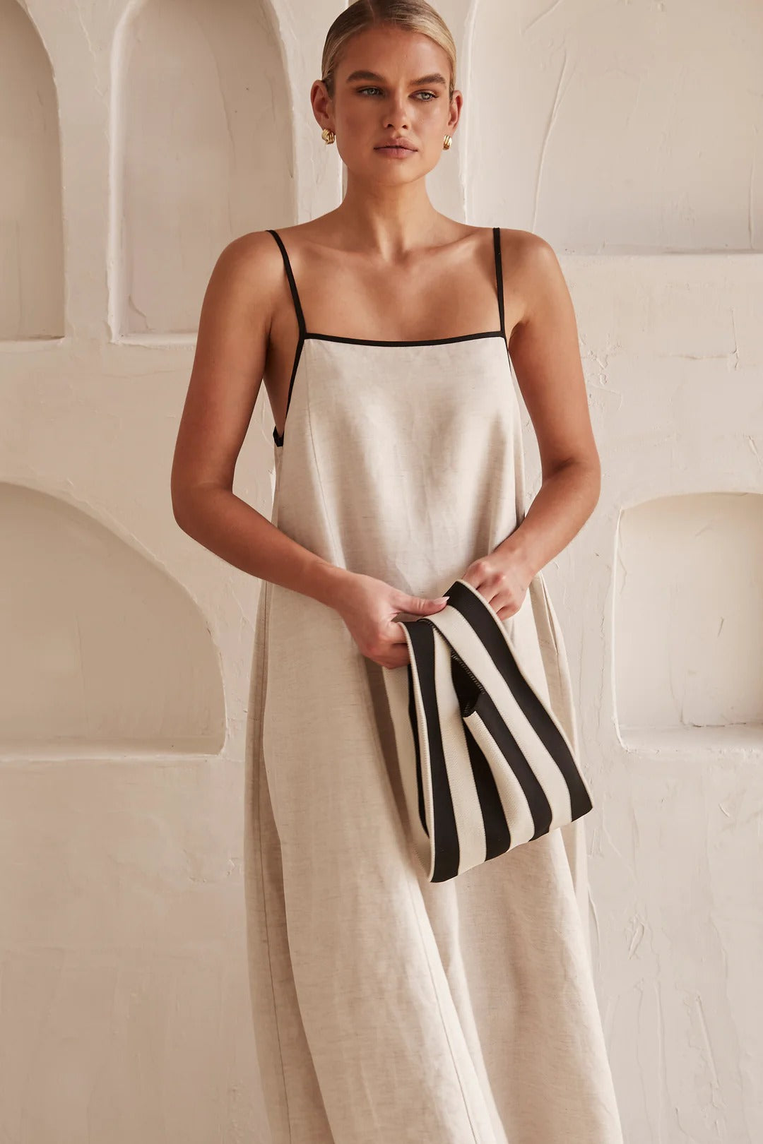 Women's Spaghetti Strap Maxi Dress | Elegant Wedding Guest Style