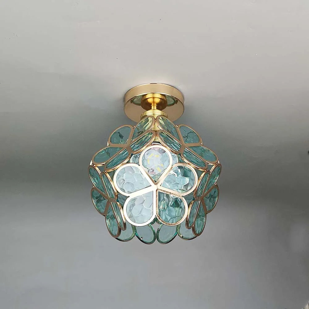 Nöfra | Artystyczna szklana lampa sufitowa