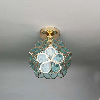 Nöfra | Artystyczna szklana lampa sufitowa