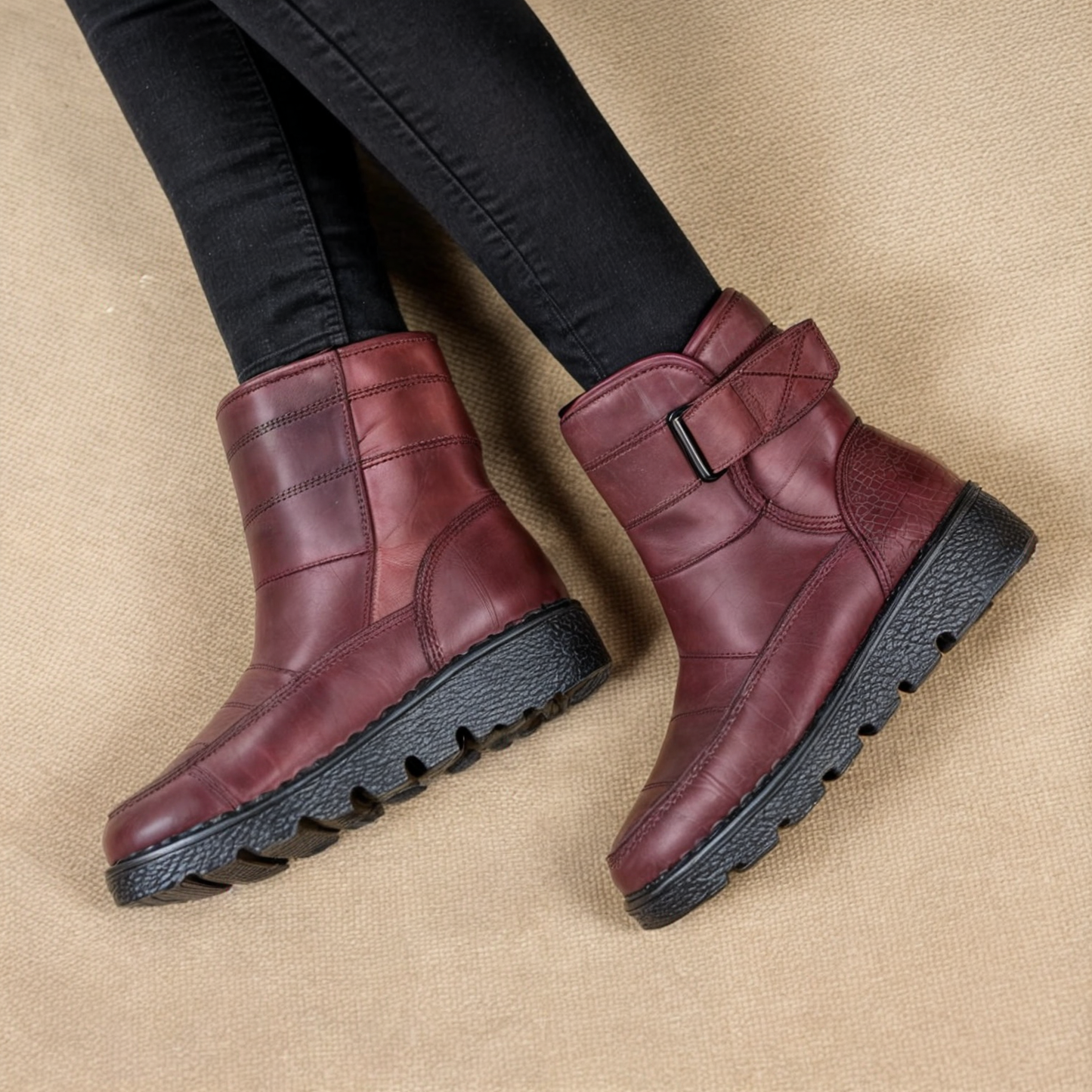 Damskie Antypoślizgowe Wodoodporne Buty śniegowe