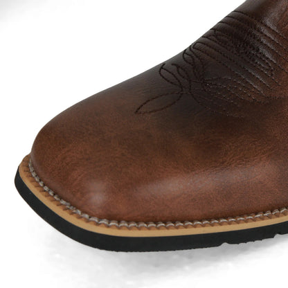 Botas de Vaquero para Hombre en Estilo de Cuero