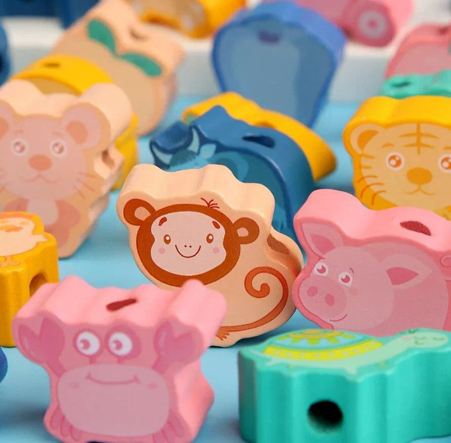 Ustawienie Do Gwintowanie Koralików | Zabawka Dla Maluchów