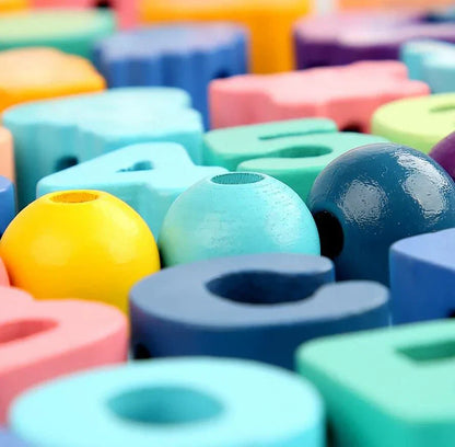 Ustawienie Do Gwintowanie Koralików | Zabawka Dla Maluchów