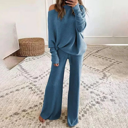 Conjunto de descanso grande para mujer | Traje de dos piezas para el día a día