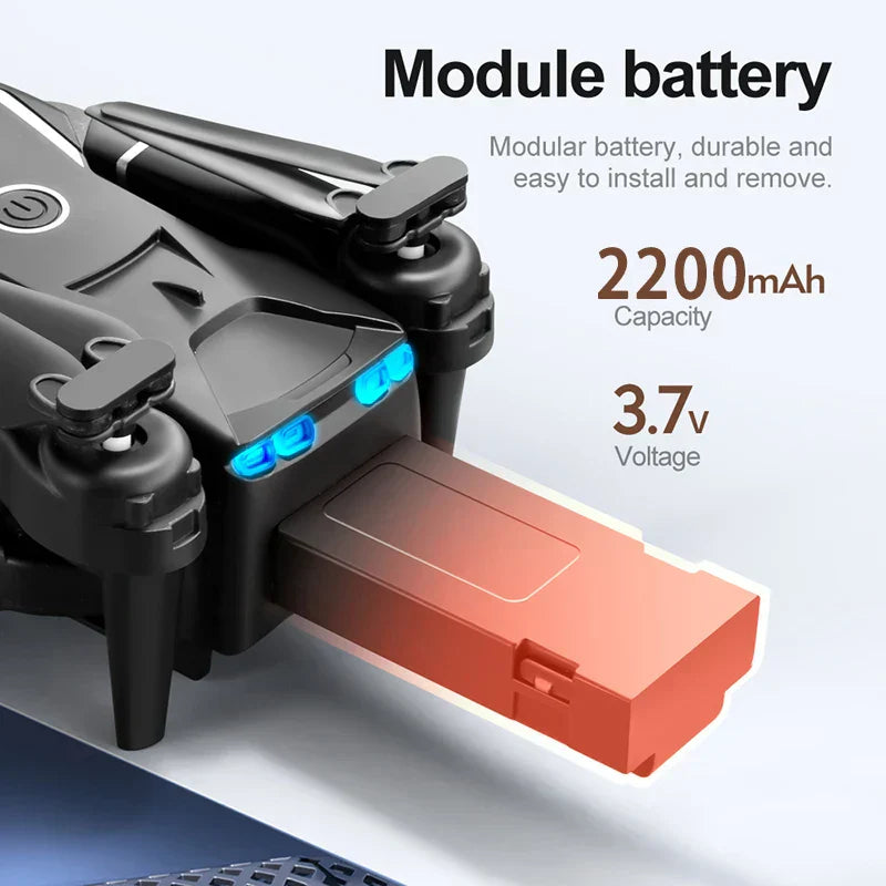 Leo | Mini V88 Drone 8K z GPS i Podwójną Kamerą HD - Profesjonalny Dron Fotografii Lotniczej