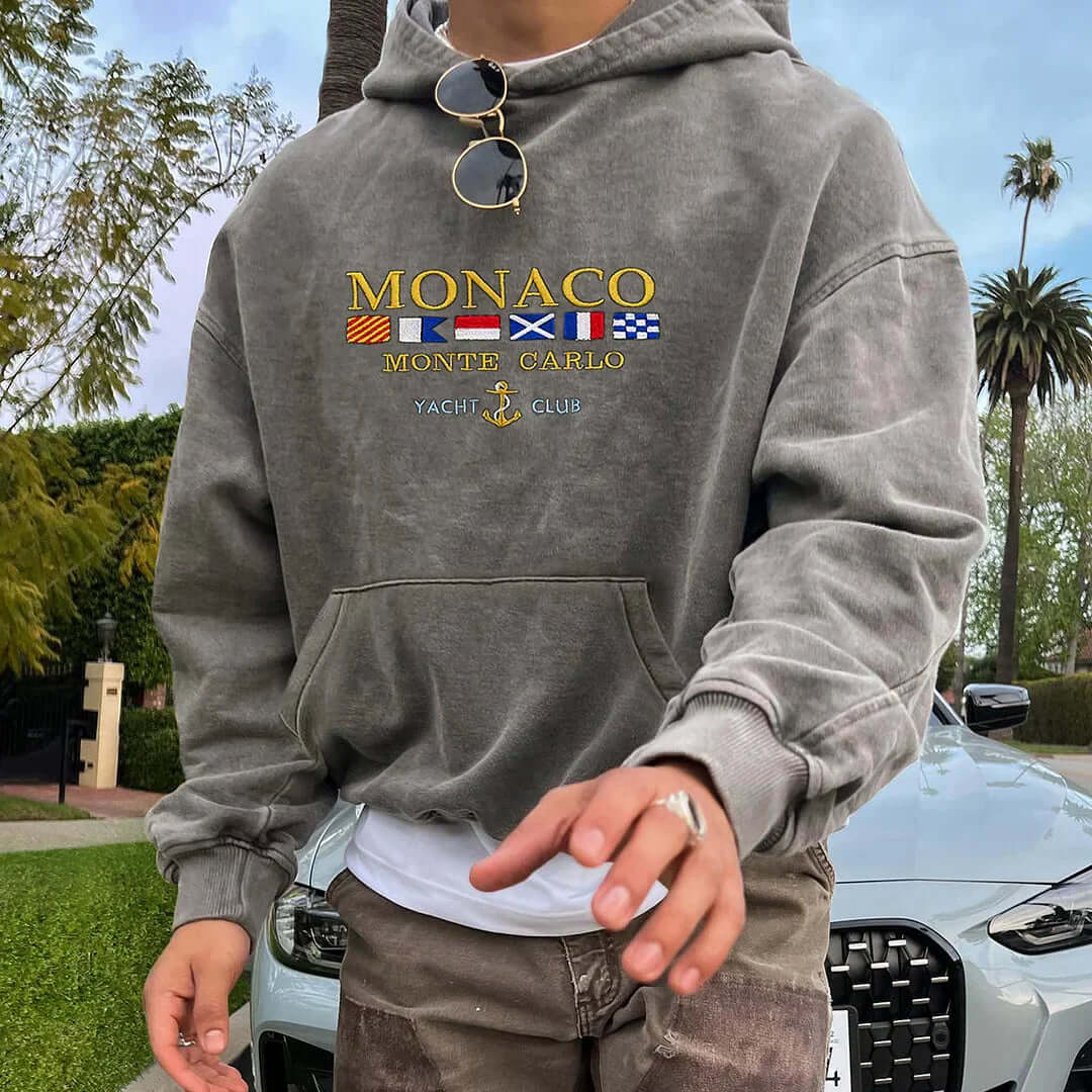 Felpa da uomo con cappuccio e cerniera | Essenziale abbigliamento streetwear rilassato