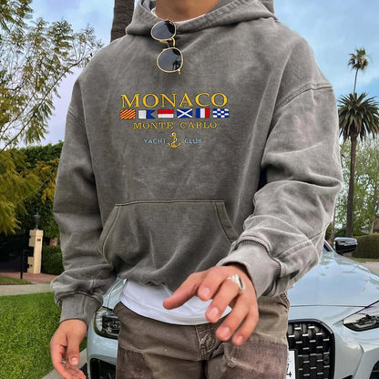 Felpa da uomo con cappuccio e cerniera | Essenziale abbigliamento streetwear rilassato