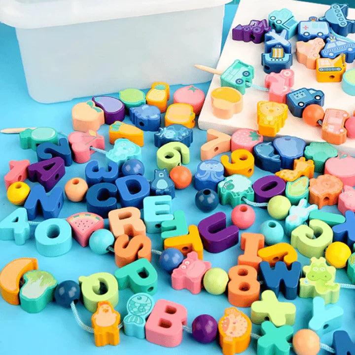 Ustawienie Do Gwintowanie Koralików | Zabawka Dla Maluchów