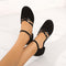 Chaussures de danse femme en suédine synthétique style | Talon bas avec bride autour de la cheville