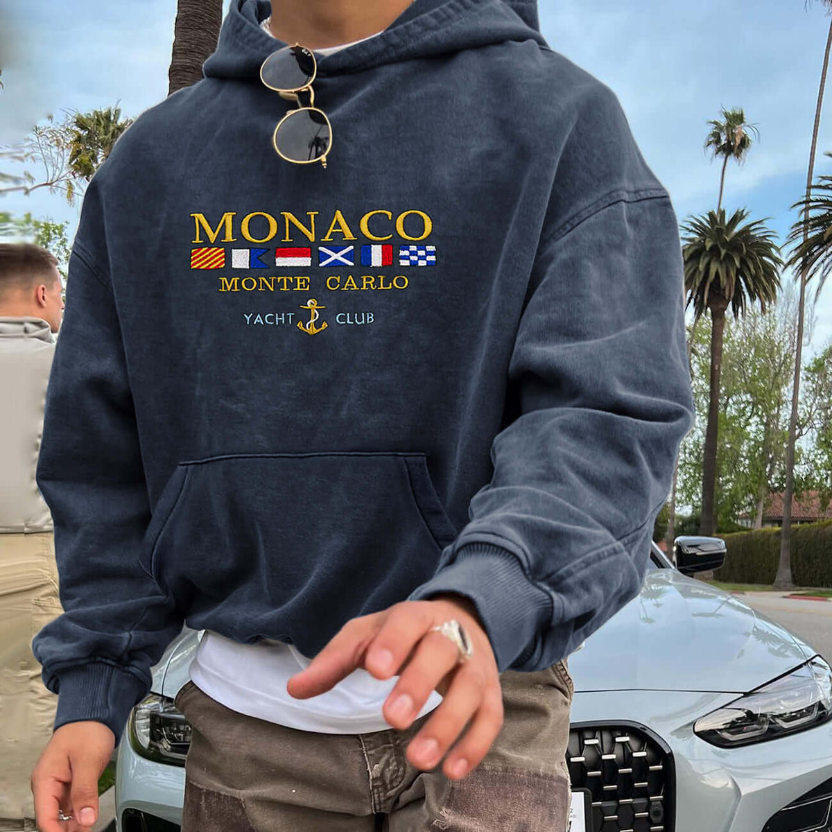 Felpa da uomo con cappuccio e cerniera | Essenziale abbigliamento streetwear rilassato