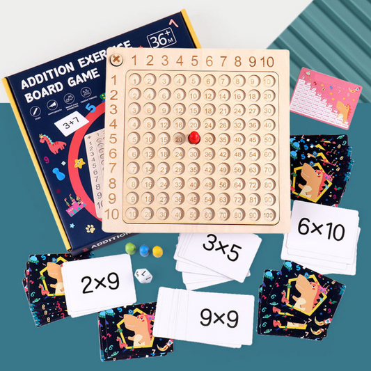 Pizarra para Aprender Matemáticas | Juguete Educativo Interactivo de Madera