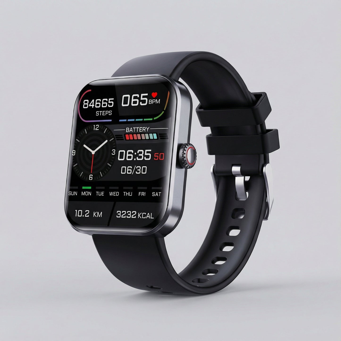 Multifunctional Watch Health Tracking Tool | Heart Rate, SpO₂ and Sleep Monitor