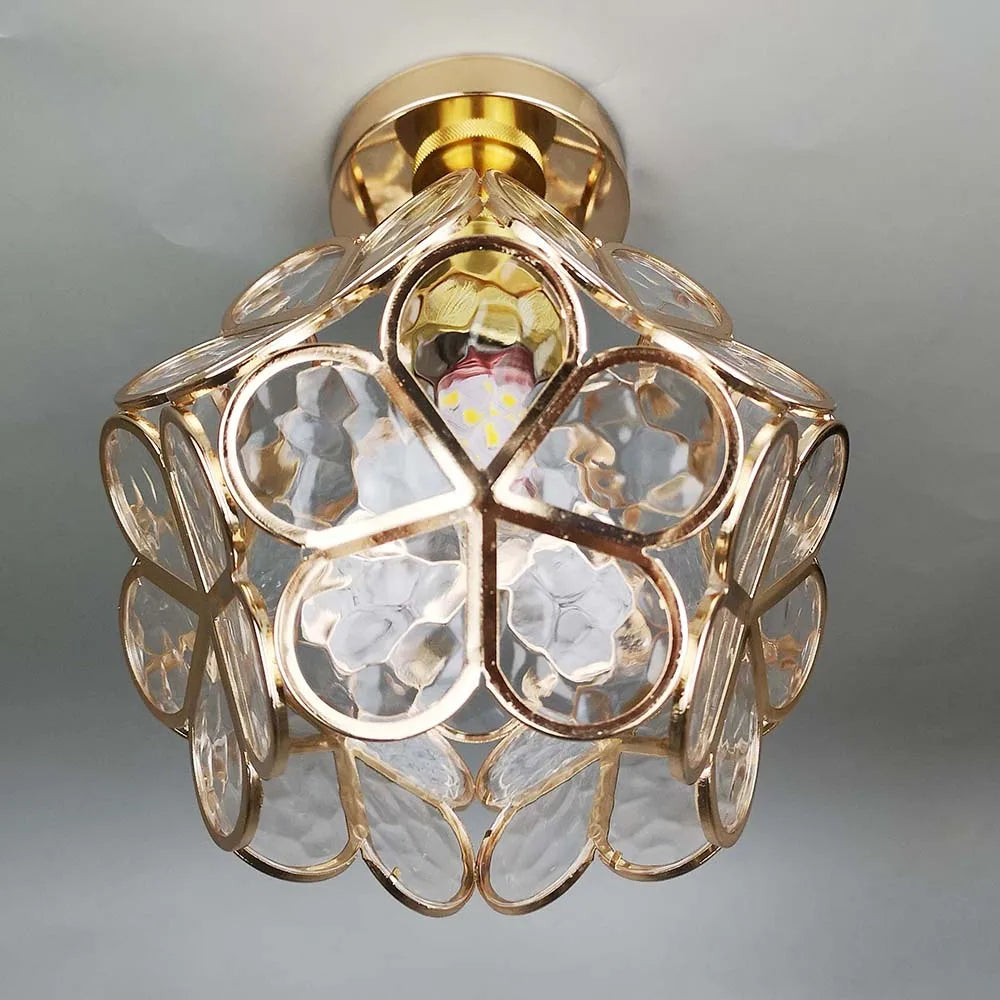 Nöfra | Artystyczna szklana lampa sufitowa