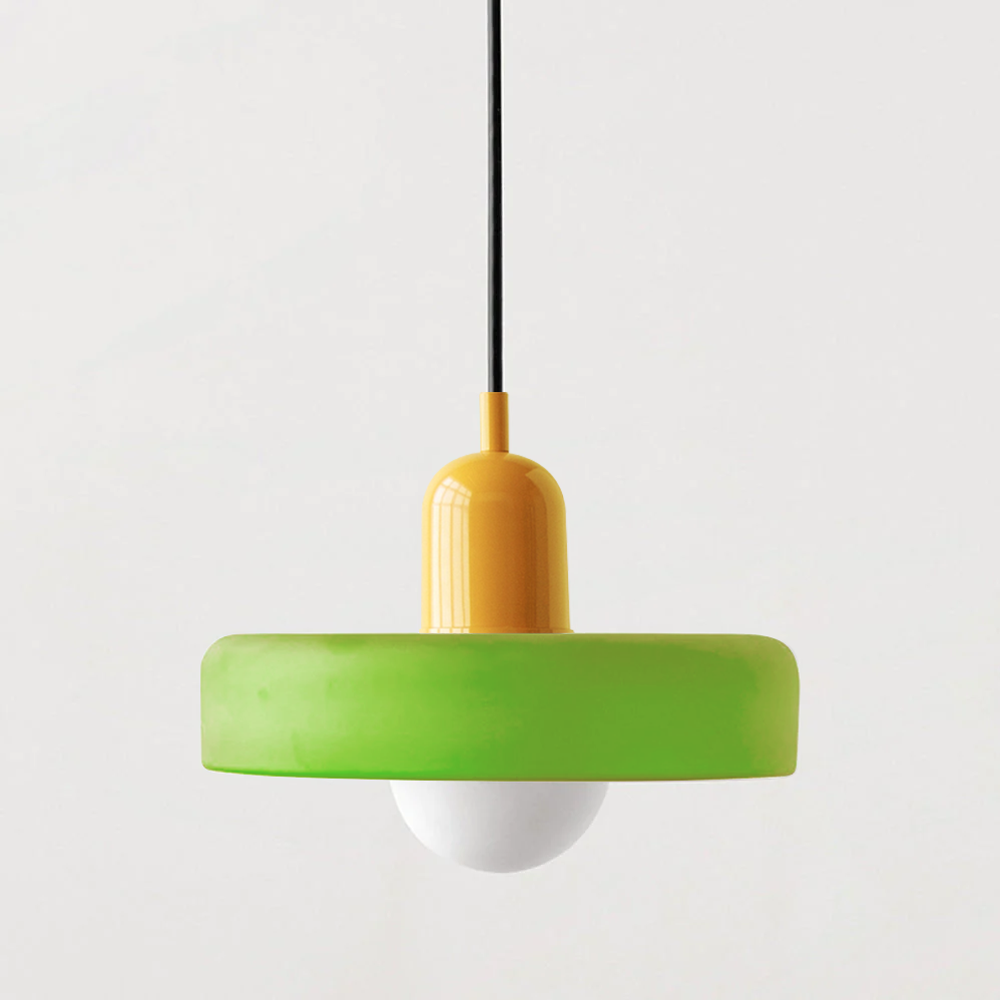 Miklon | Kolorowa lampa wisząca w stylu Bauhaus