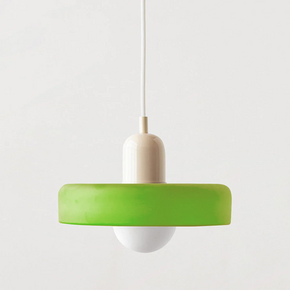 Miklon | Kolorowa lampa wisząca w stylu Bauhaus