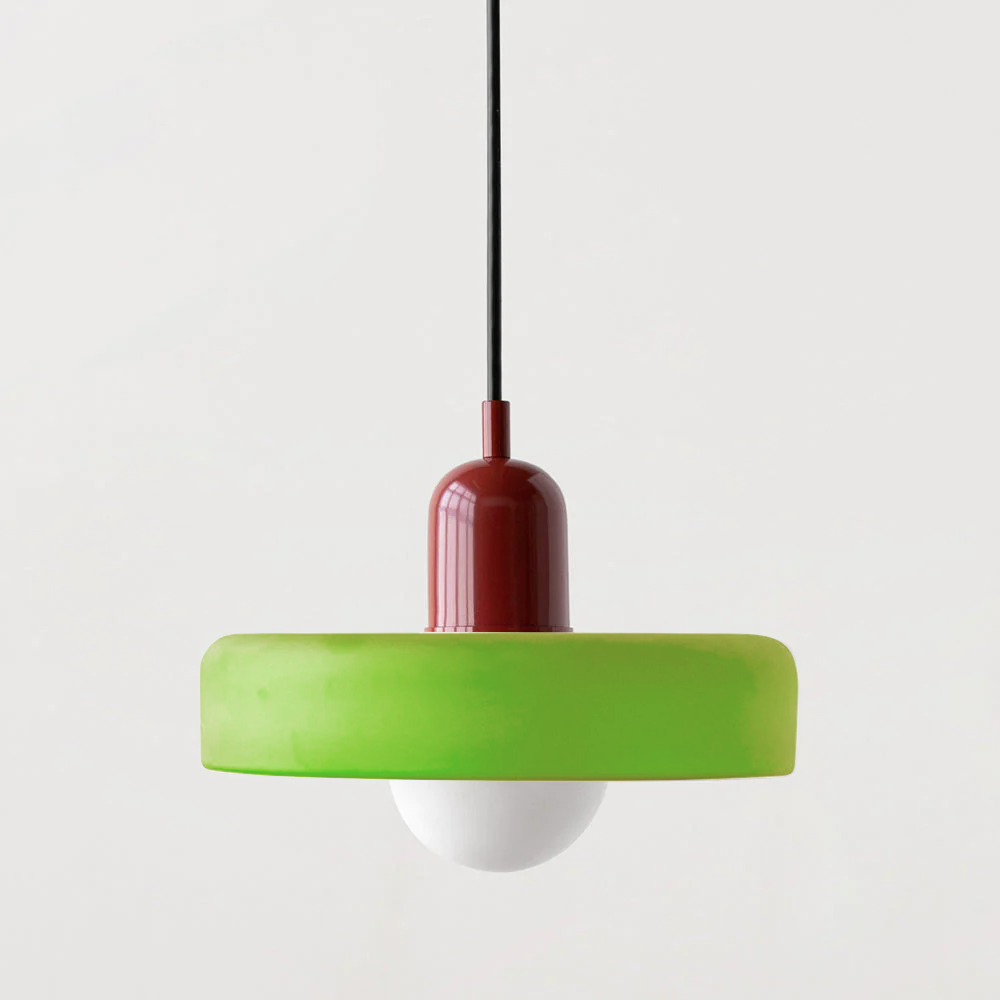 Miklon | Kolorowa lampa wisząca w stylu Bauhaus