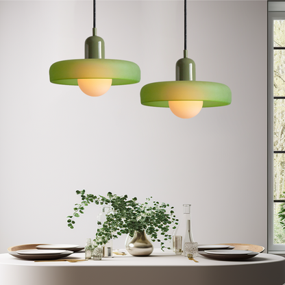 Miklon | Kolorowa lampa wisząca w stylu Bauhaus