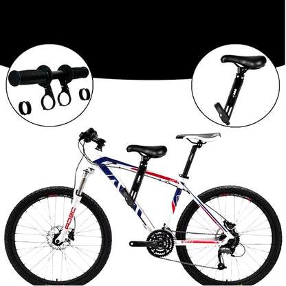 Asiento de bicicleta para niño y conjunto de manillar | Edad 2–5 Combinación familiar de paseos