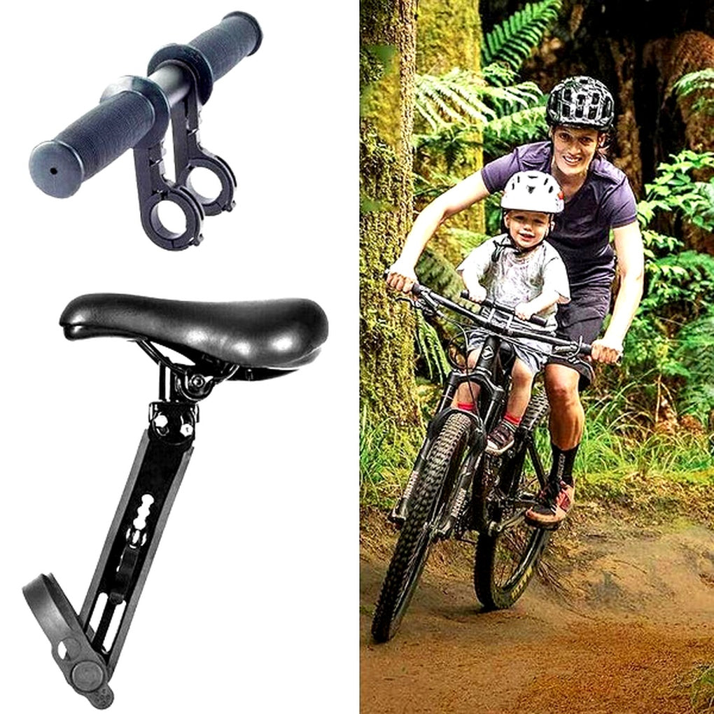 Asiento de bicicleta para niño y conjunto de manillar | Edad 2–5 Combinación familiar de paseos