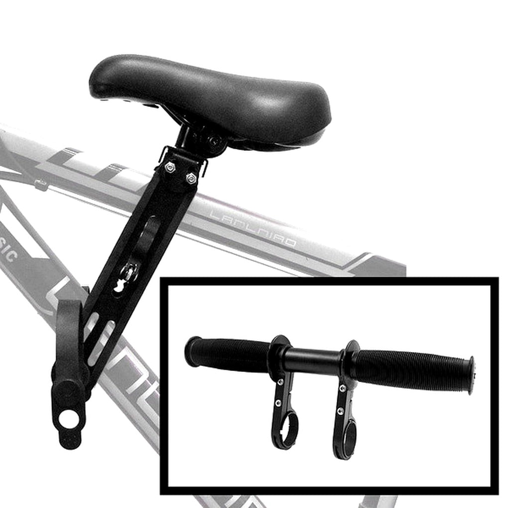 Asiento de bicicleta para niño y conjunto de manillar | Edad 2–5 Combinación familiar de paseos