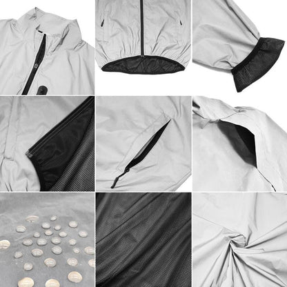 Pánská reflexní voděodolná cyklistická bunda