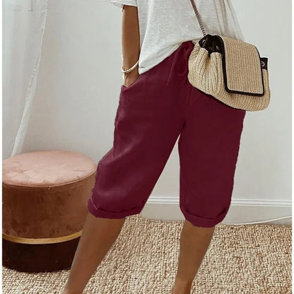 Pantalones cortos hechos a medida para mujer | Estilo casual inteligente para todos los días