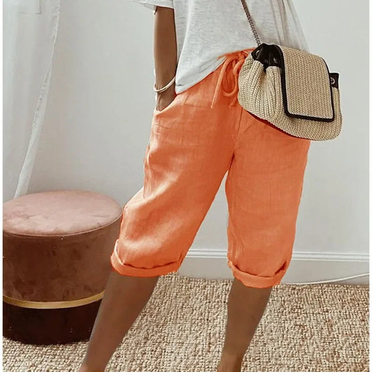 Pantalones cortos hechos a medida para mujer | Estilo casual inteligente para todos los días