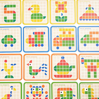 Zabawny I Edukacyjny Zestaw Drewnianych Puzzli Dla Rozwoju Poznawczego