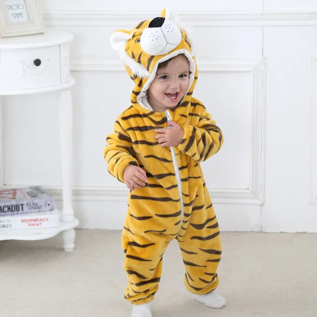 Combinaison à capuche enfant animal