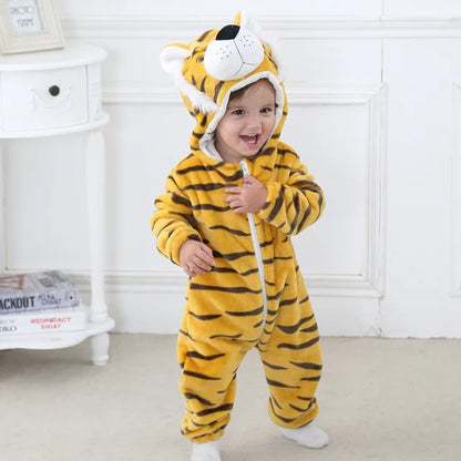 Combinaison à capuche enfant animal