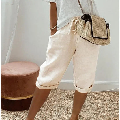 Pantalones cortos hechos a medida para mujer | Estilo casual inteligente para todos los días