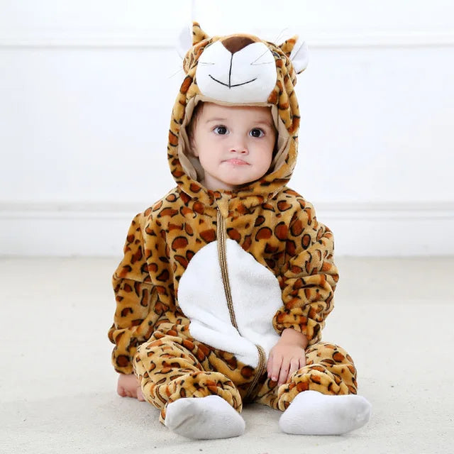 Combinaison à capuche enfant animal