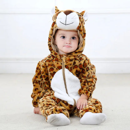 Combinaison à capuche enfant animal
